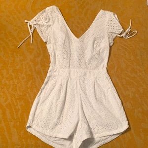 White romper from Express